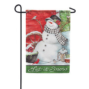 Snowman Friends Dura Soft Garden Flag