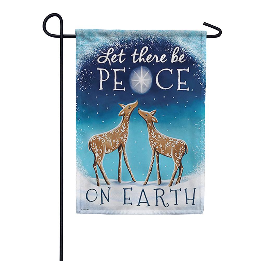 Peave on Earth Dura Soft Garden Flag