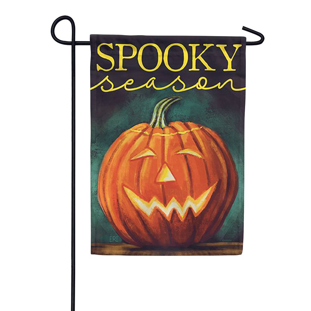 Pumpkin Glow Dura Soft Garden Flag