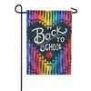 Crayon Heart Dura Soft Garden Flag