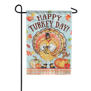 Cute Turkey Dura Soft Garden Flag