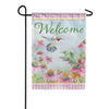 Coneflowers & Hummingbirds Dura Soft Garden Flag