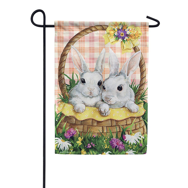 Bunny Buddies Dura Soft Garden Flag – Just For Fun Flags
