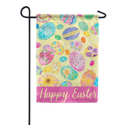 Bright Egg Easter Dura Soft Garden Flag