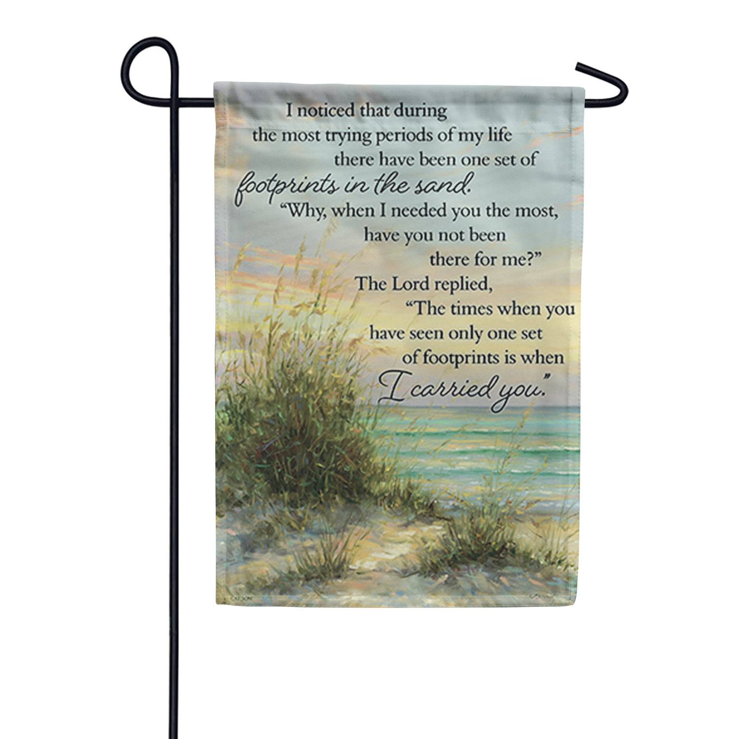 Footprints Dura Soft Garden Flag