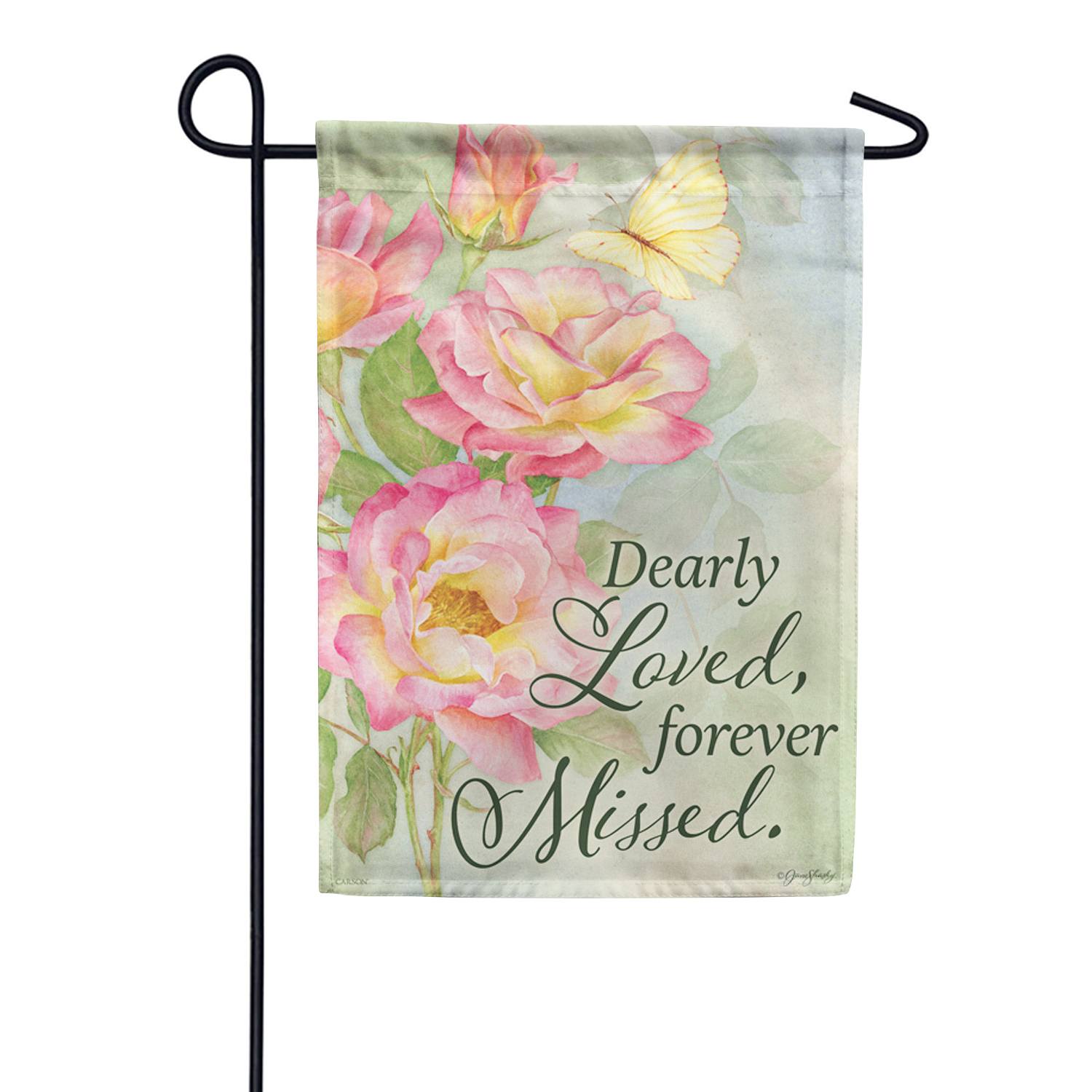 Dearly Loved Dura Soft Garden Flag