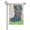 Welcome Boots Dura Soft Garden Flag