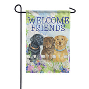 Fence Dogs Dura Soft Garden Flag
