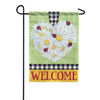 Daisy Heart Dura Soft Garden Flag