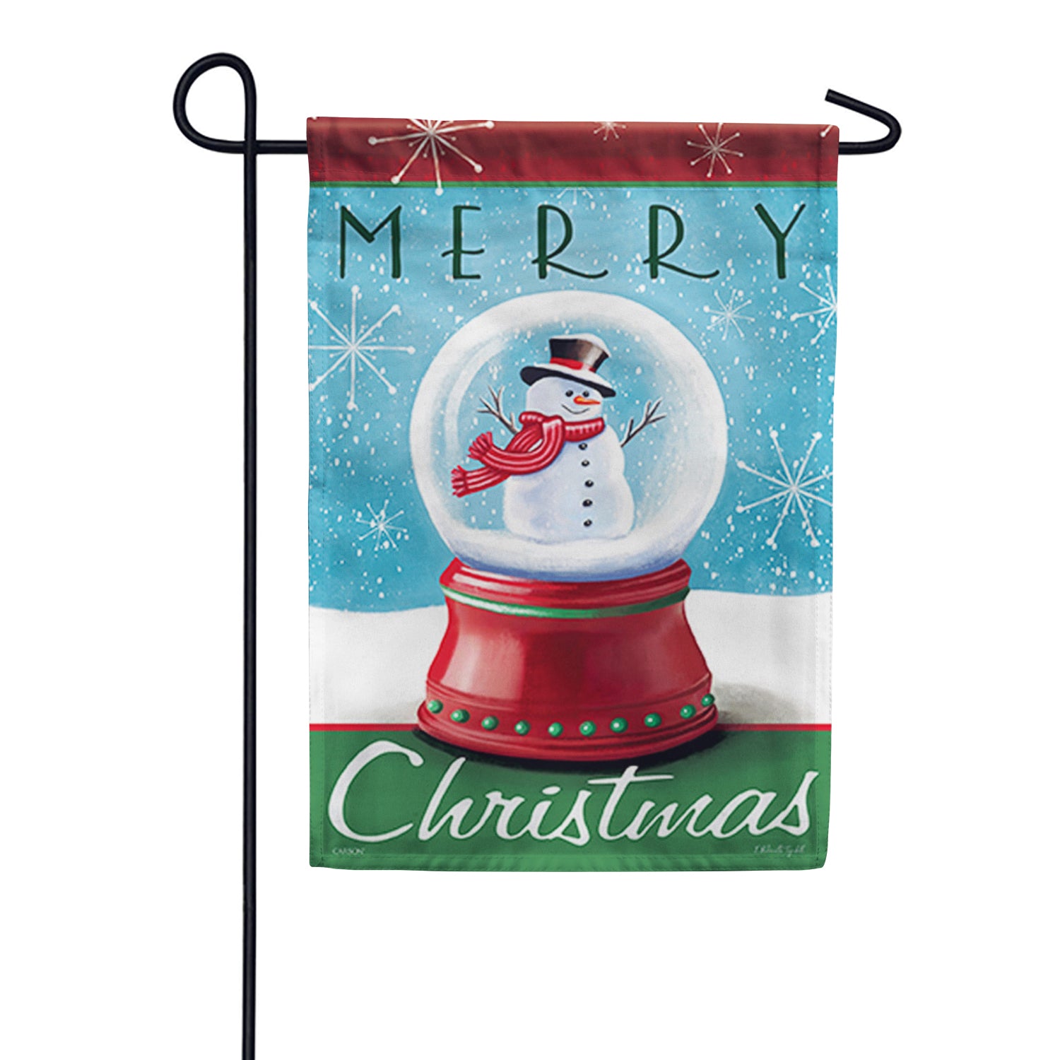 Snow Globe Dura Soft Garden Flag