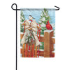 Sled & Birds Dura Soft Garden Flag