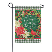 All is Calm Dura Soft Garden Flag
