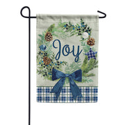 Plaid Joy Dura Soft Garden Flag