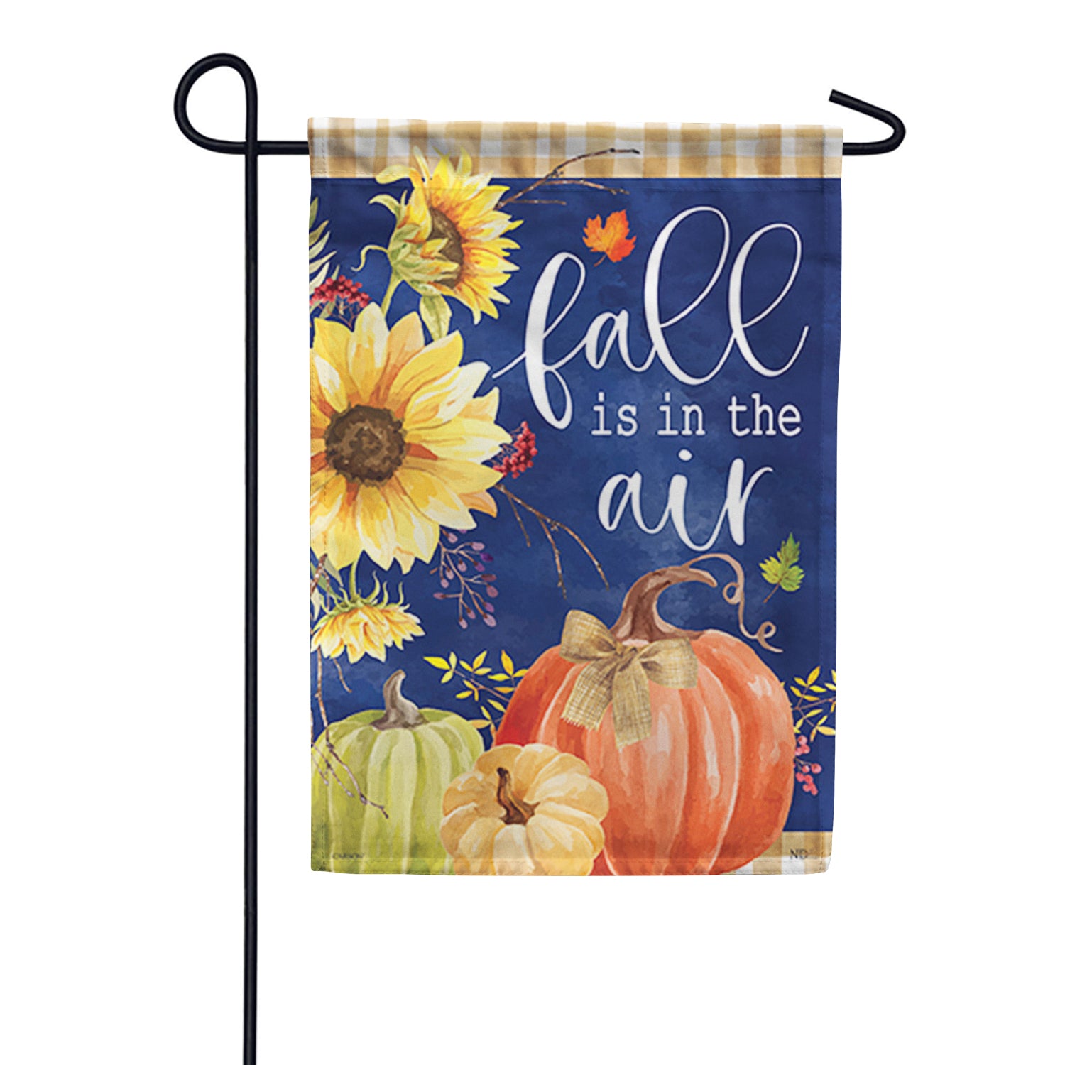 Navy Fall Dura Soft Garden Flag