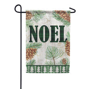Noel and Pine Dura Soft Garden Flag