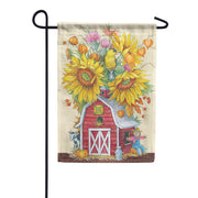 Barn Bouquet Dura Soft Garden Flag