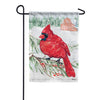 Crimson Cardinal Dura Soft Garden Flag