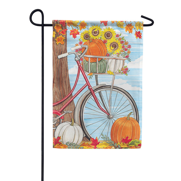 Pumpkin Delivery Dura Soft Garden Flag