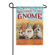 Our Gnome Dura Soft Garden Flag