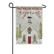 The World Rejoices Dura Soft Garden Flag