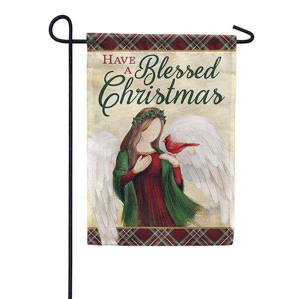 Christmas Blessing Dura Soft Garden Flag