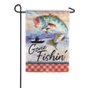 Lodge Fishing Dura Soft Garden Flag