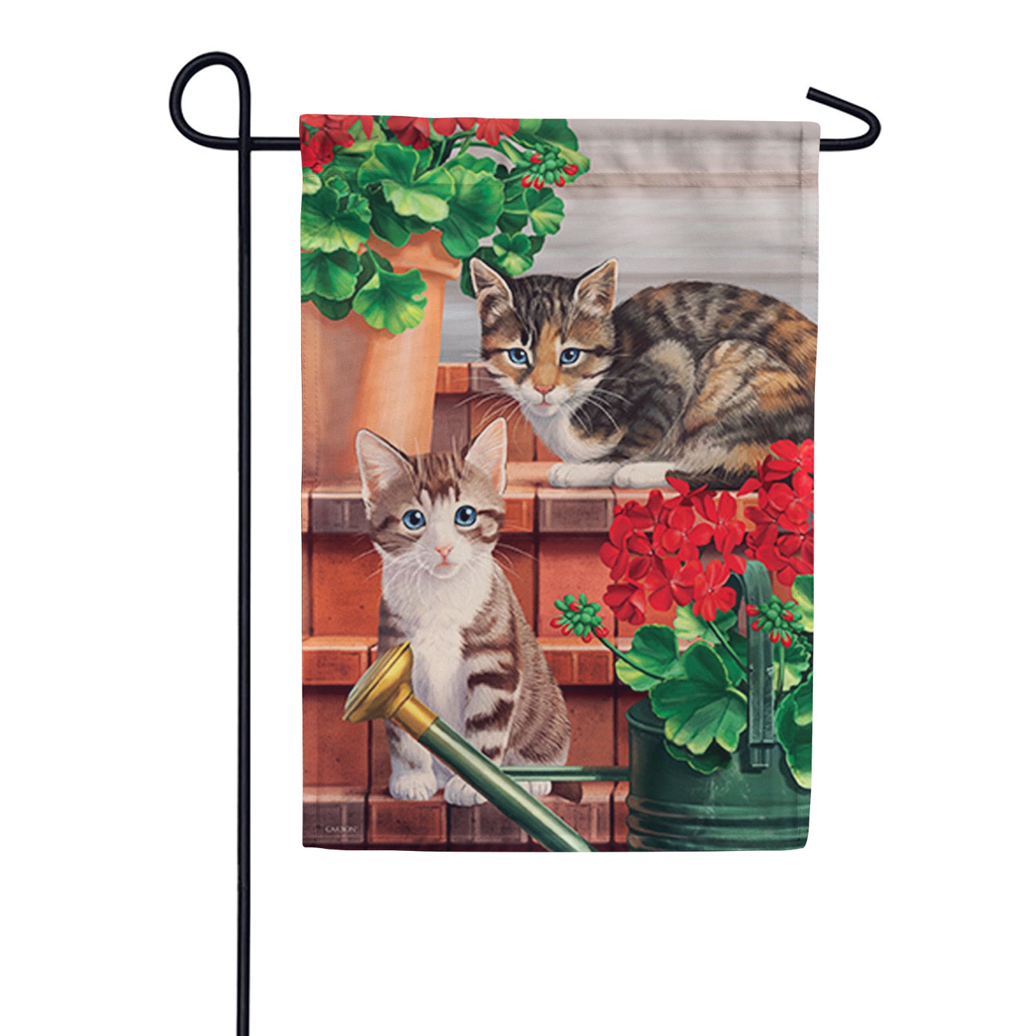 Curious Kittens Dura Soft Garden Flag
