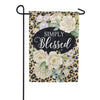 Blessed Leopard Dura Soft Garden Flag