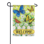 Bright Butterflies Dura Soft Garden Flag