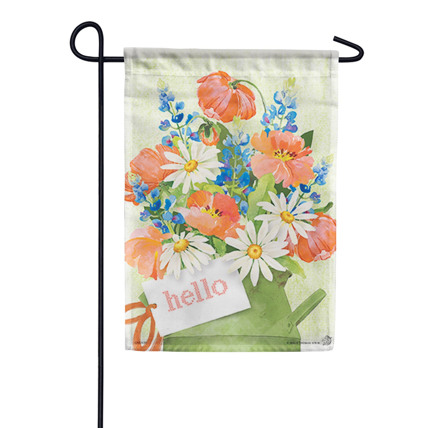 Orange Poppies Dura Soft Garden Flag