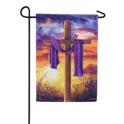 Triumphant Cross Dura Soft Garden Flag