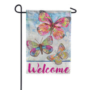 Butterfly Trio Dura Soft Garden Flag