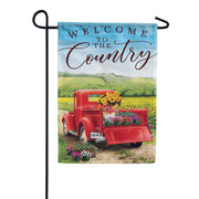 Fresh Flower Truck Dura Soft Garden Flag