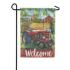 Farm Tractor Dura Soft Garden Flag