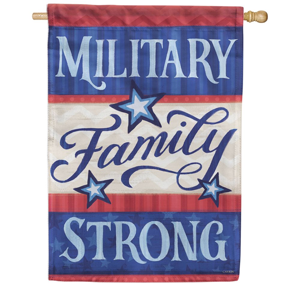Military Family Dura Soft House Flag