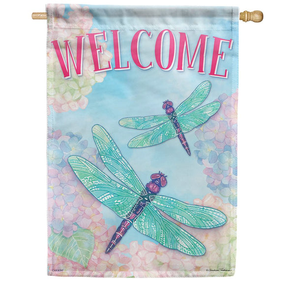 Dragonfly Duo Dura Soft House Flag