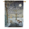 Winter Serenity Dura Soft House Flag