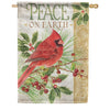 Peace Cardinal Dura Soft House Flag