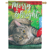 Santa's Helper Dura Soft House Flag