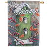 Chickdee Welcome Dura Soft House Flag