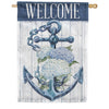 Botanical Anchor Dura Soft House Flag