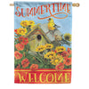Golden Summertime Dura Soft House Flag