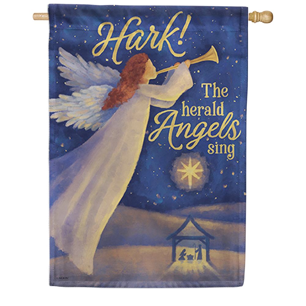 The Angels Sing Dura Soft House Flag