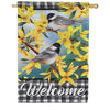 Spring Forsynthia Dura Soft House Flag