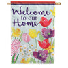 Easter Floral Dura Soft House Flag