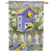 Pop of Gold Dura Soft House Flag