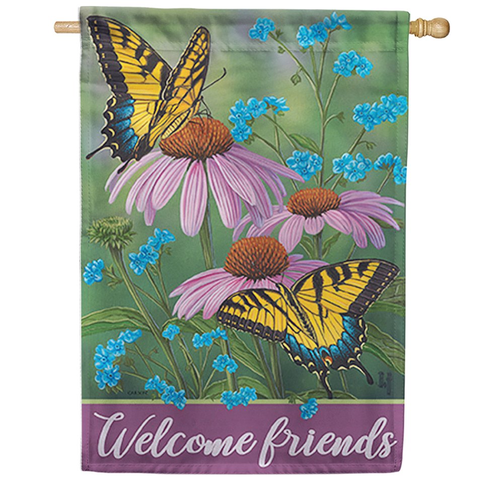 Yellowtail Garden Dura Soft House Flag