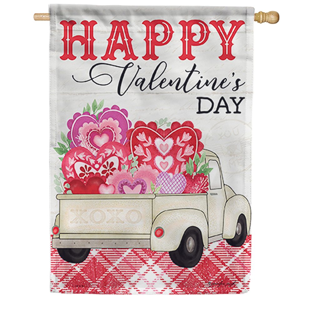 Truckload of Love Dura Soft House Flag