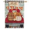 Hello Fall Dura Soft House Flag