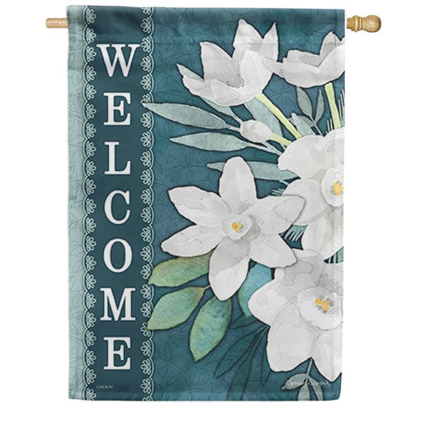 Winter Beauty Dura Soft House Flag